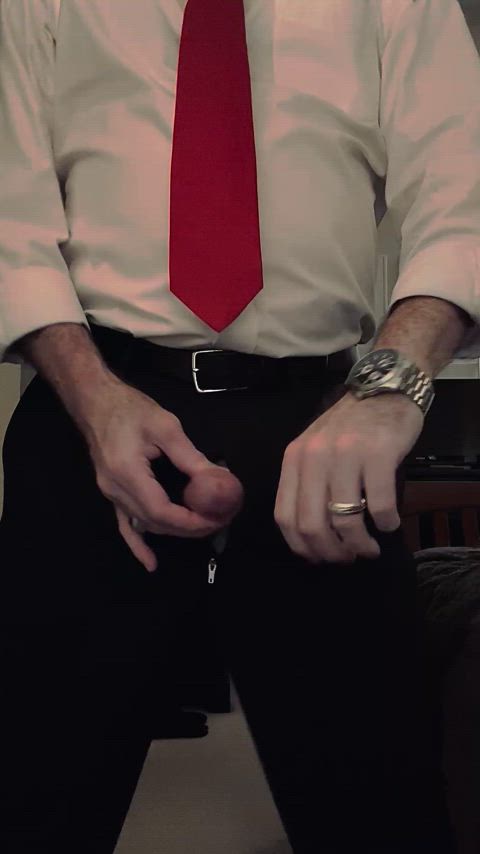 Married Dad Cums On Wedding Ring For A Cumslut To Lick Off