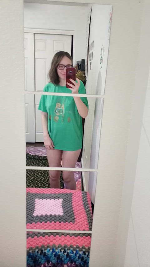 When the only thing I'm wearing is a tshirt