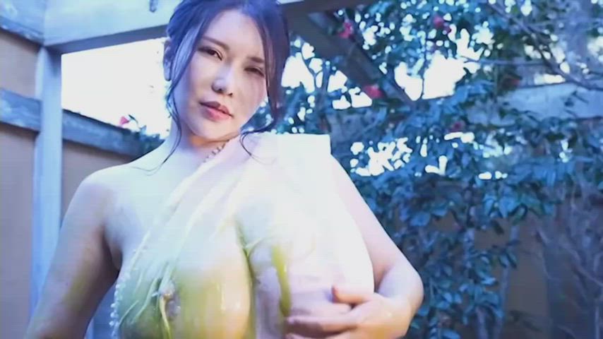 anri okita big tits towel clip