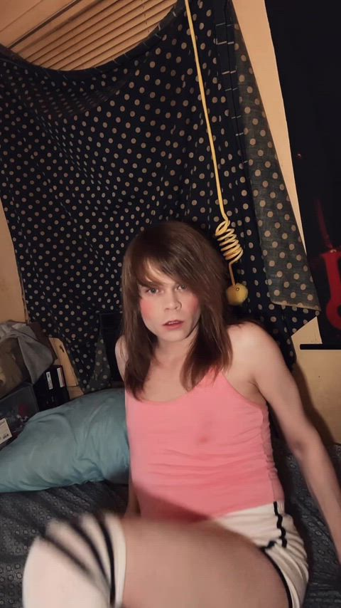 femboy sissy stripping striptease trans trans woman femboys clip