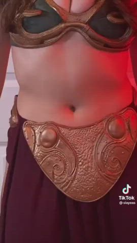cosplay dancing princess leia clip