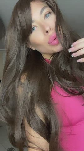 ass long hair petite clip