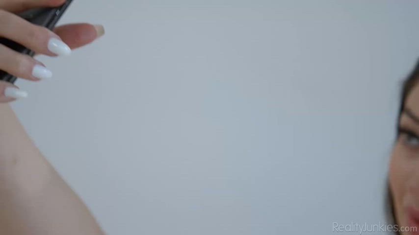phone submissive tits clip