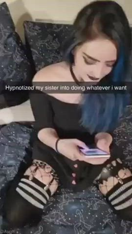 amateur blowjob deepthroat fetish girlfriend goth homemade lipstick sister clip