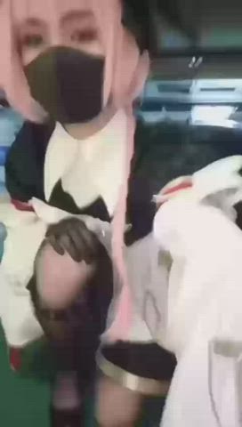 cosplay cum trans clip