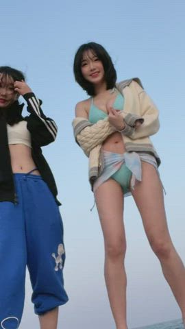 asian babe cute korean model clip