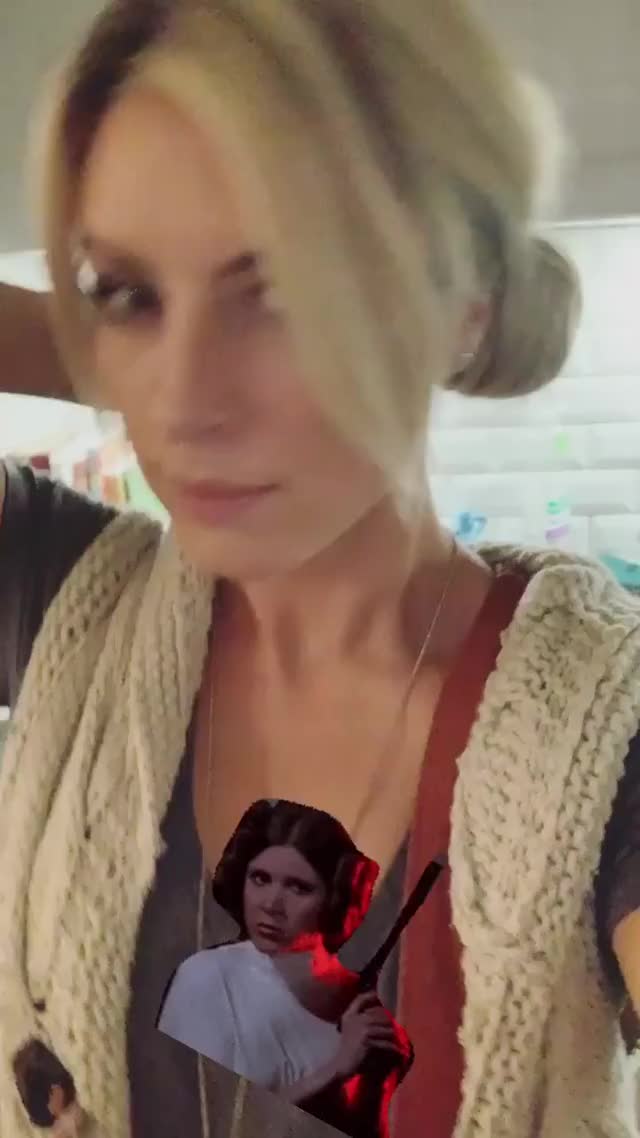 Carrie Fisher Celebrity clip