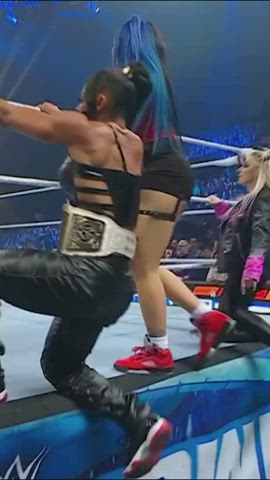 big ass big tits blasian booty busty thick wrestling clip
