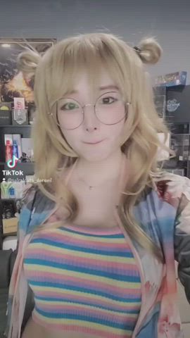 Asian Cute Glasses Korean Model clip