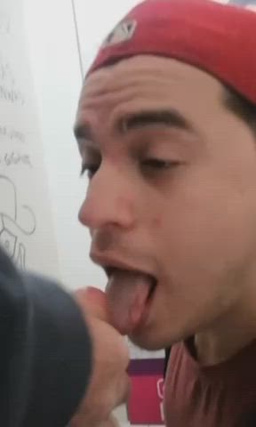 cum cum in mouth cumshot toilet clip
