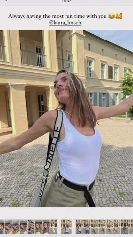 Blonde Legs Outdoor clip