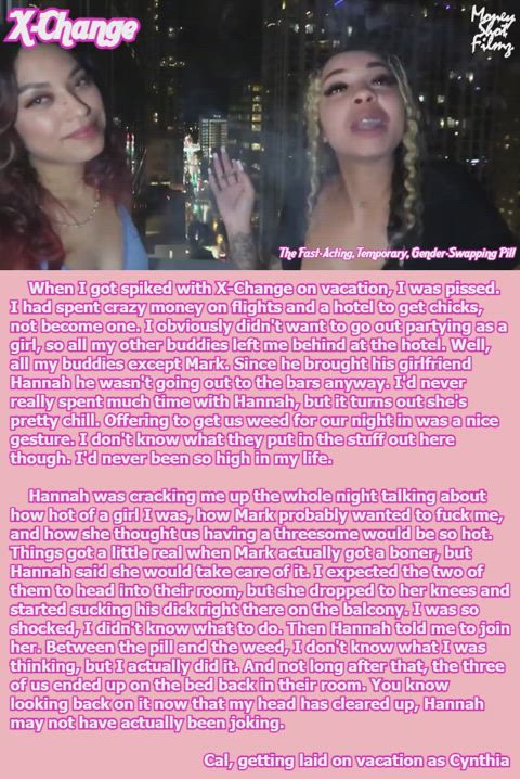 blowjob caption double blowjob ebony ffm friends latina threesome xchange clip