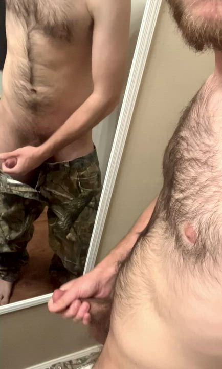 gay hairy cock male masturbation clip