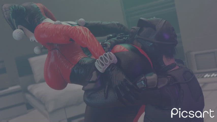 ass eating big ass harley quinn clip