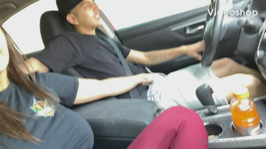 Big Tits Car Handjob clip