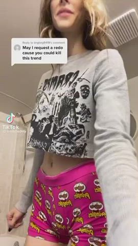 Shorts TikTok Tits Underboob clip