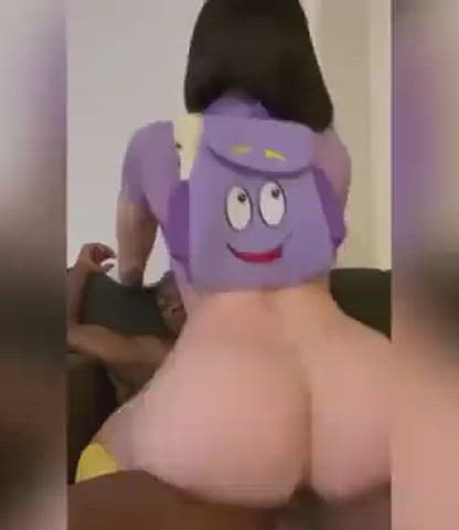 BBC Booty Cowgirl Pawg White Girl clip
