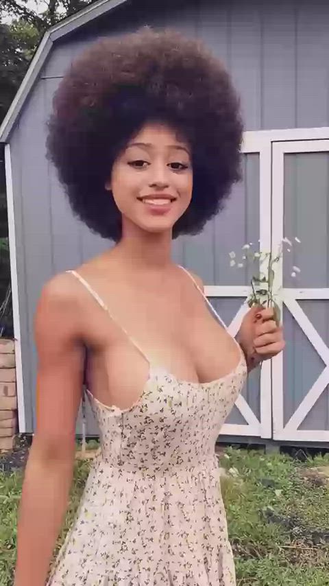 big tits black dress nipples tits bigtits just-boobs clip
