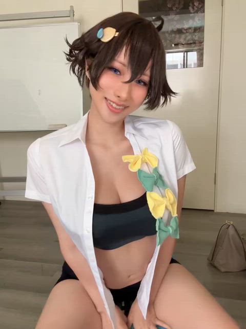 asian big tits bouncing bouncing tits cosplay jiggling sexy taiwanese clip