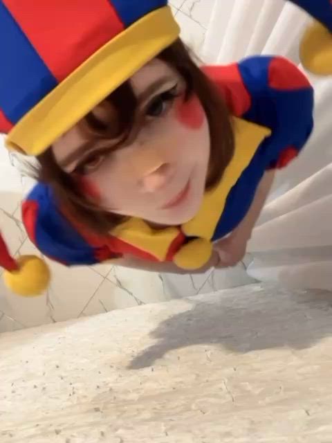 clown clown girl cosplay petite teen clip