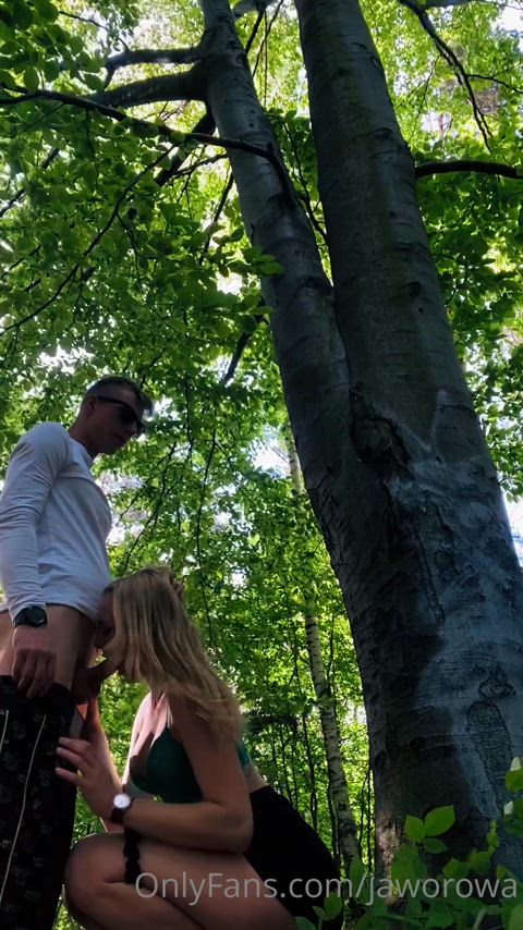 blowjob outdoor polish clip