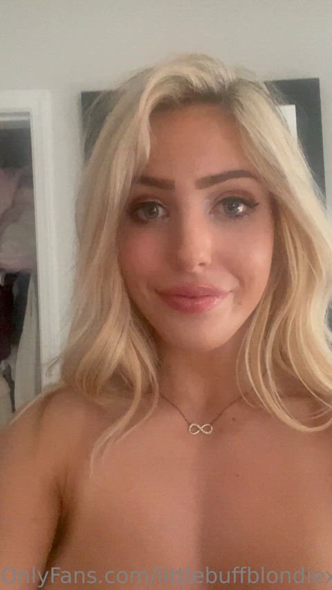 blonde fit teen clip