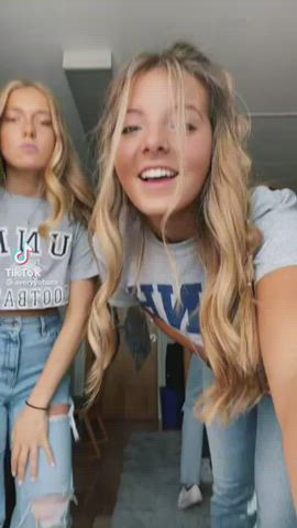college girls tiktok clip