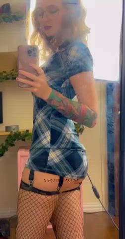 dress tease upskirt clip