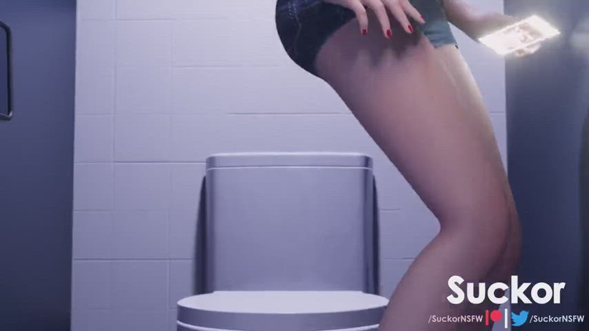animation bathroom blowjob fellatio glory hole overwatch public clip