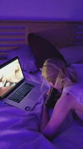 bbc blonde blowjob dildo interracial trainer clip