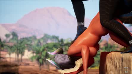 3D Ass Futanari clip