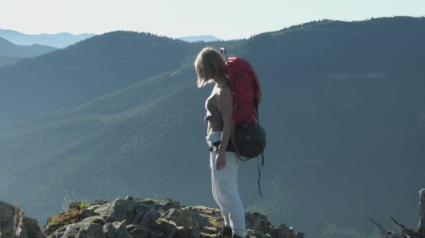 Blonde Cute Outdoor clip