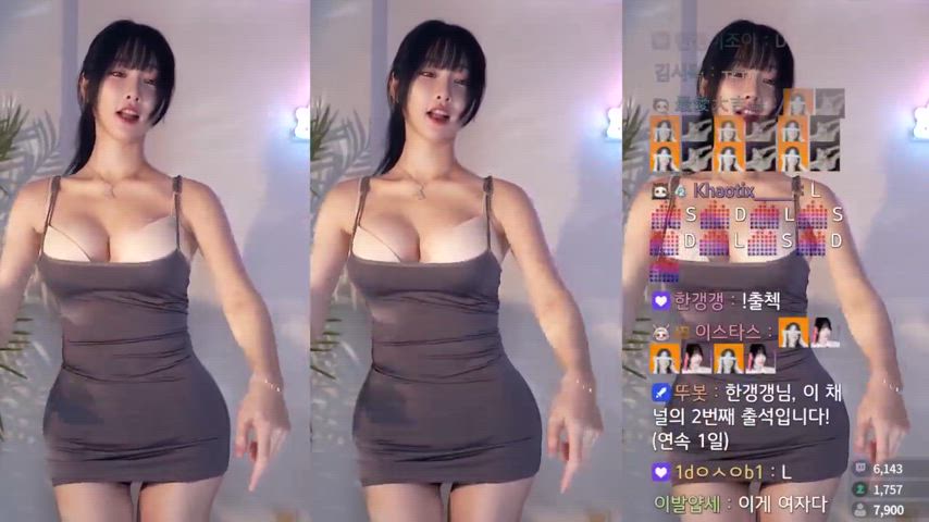 asian big tits dancing korean clip
