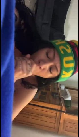 big tits blowjob hotwife panties pussy sucking clip