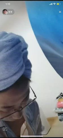asian downblouse nipple small tits clip