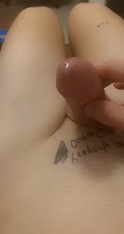 edging femboy precum clip