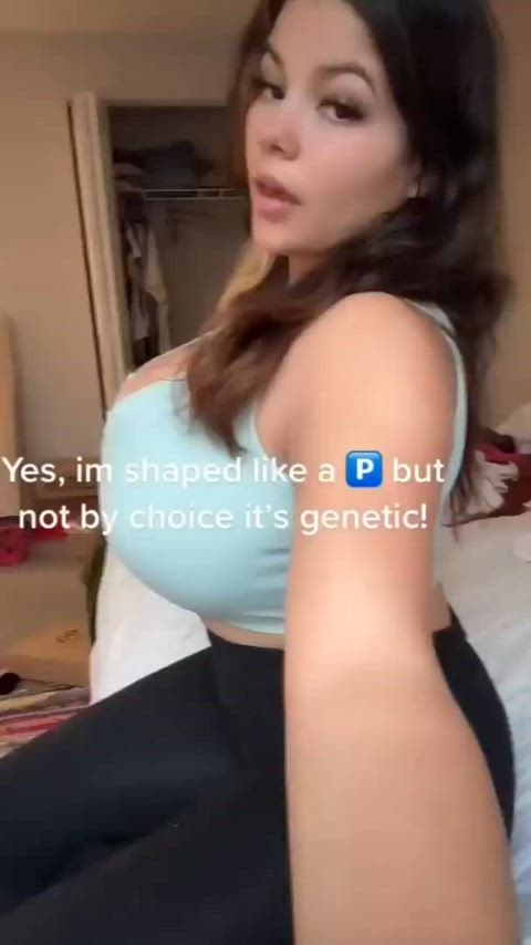 busty cleavage huge tits clip
