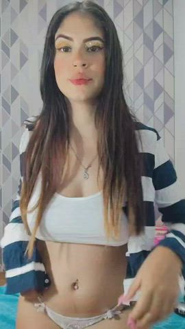 latina model mom nipple piercing nipples pregnant webcam clip