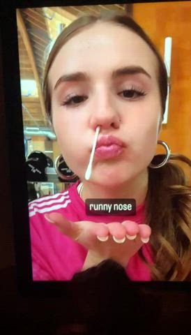 brunette cock cum cumshot cute facial tiktok tribute clip