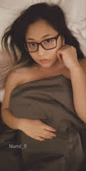 Asian Big Tits Glasses Undressing clip