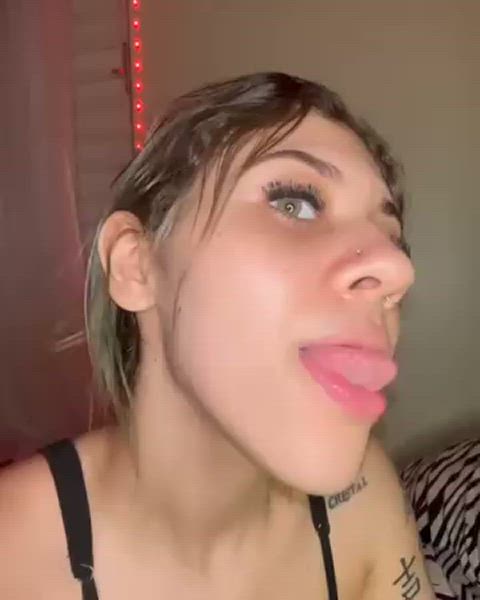 long tongue tongue tongue fetish clip