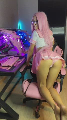 ass gamer girl onlyfans tits clip