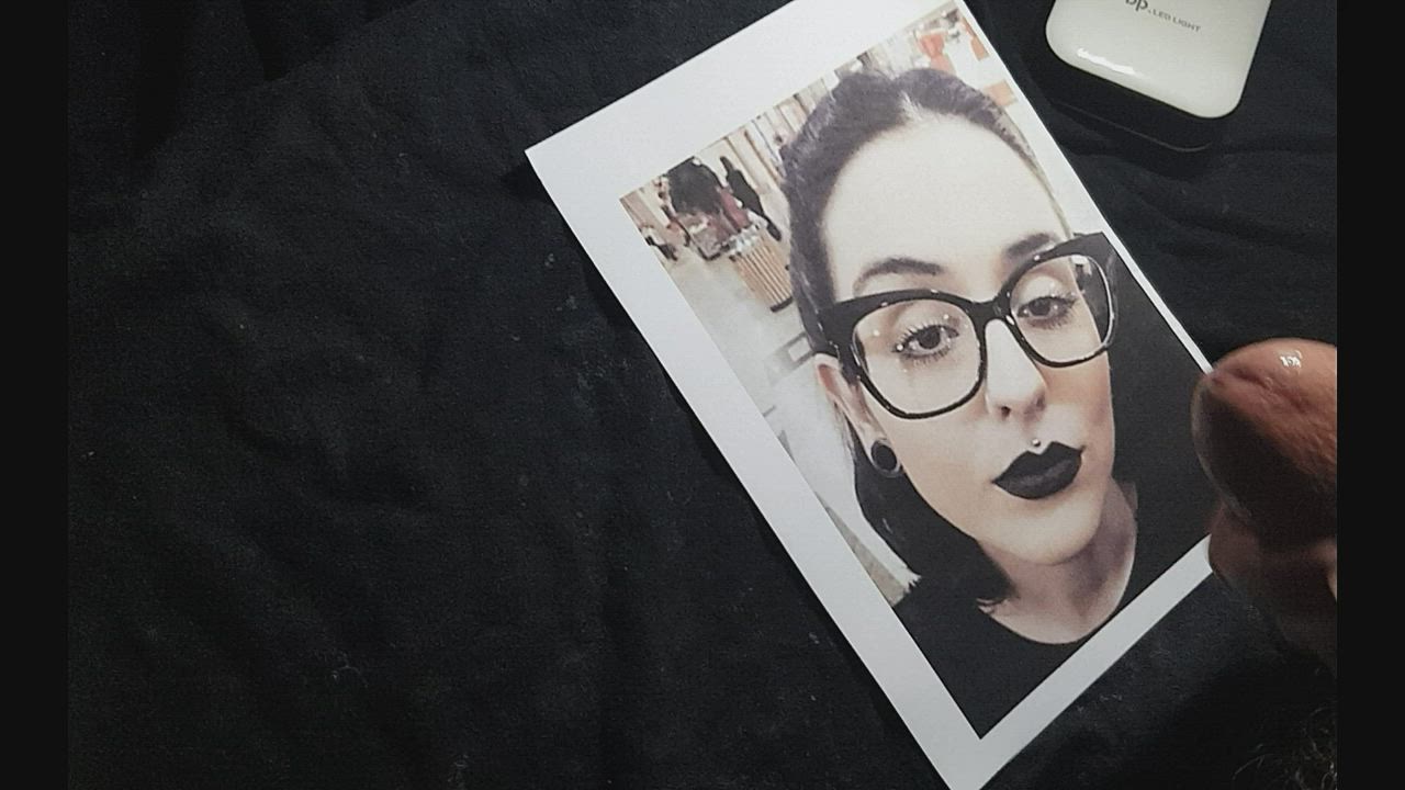 brazilian cumshot ejaculation friends glasses goth jerk off tribute clip