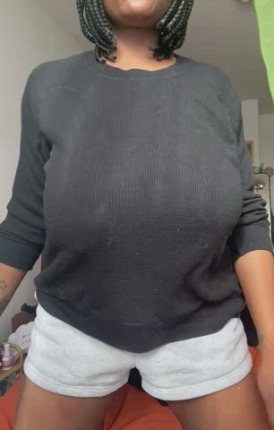 big tits ebony huge tits natural tits bigger-than-you-thought clip