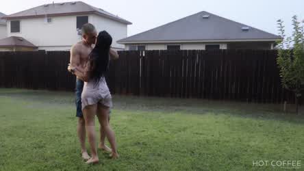 Latina Public Standing Doggy clip