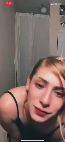 Downblouse Natural Tits Nipple clip