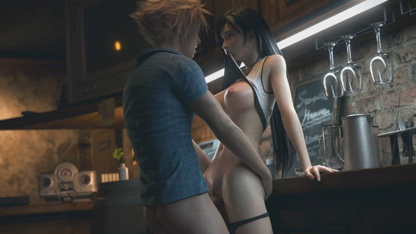 3D Bar Sex Tifa Lockhart clip