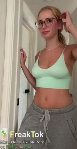 big tits blonde natural tits nipples nude pussy teen thick tits clip