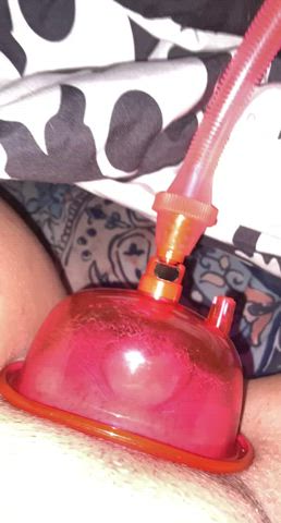 Clit Pump Pussy Lips Wife clip