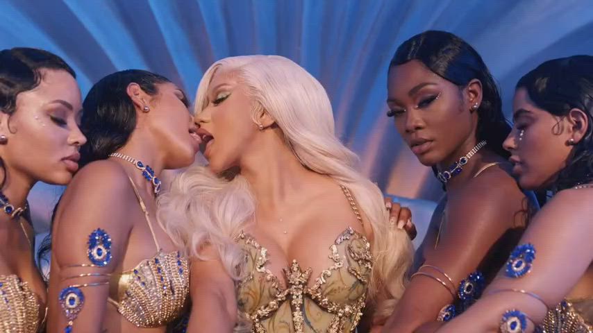Lesbian Kissing Tease clip